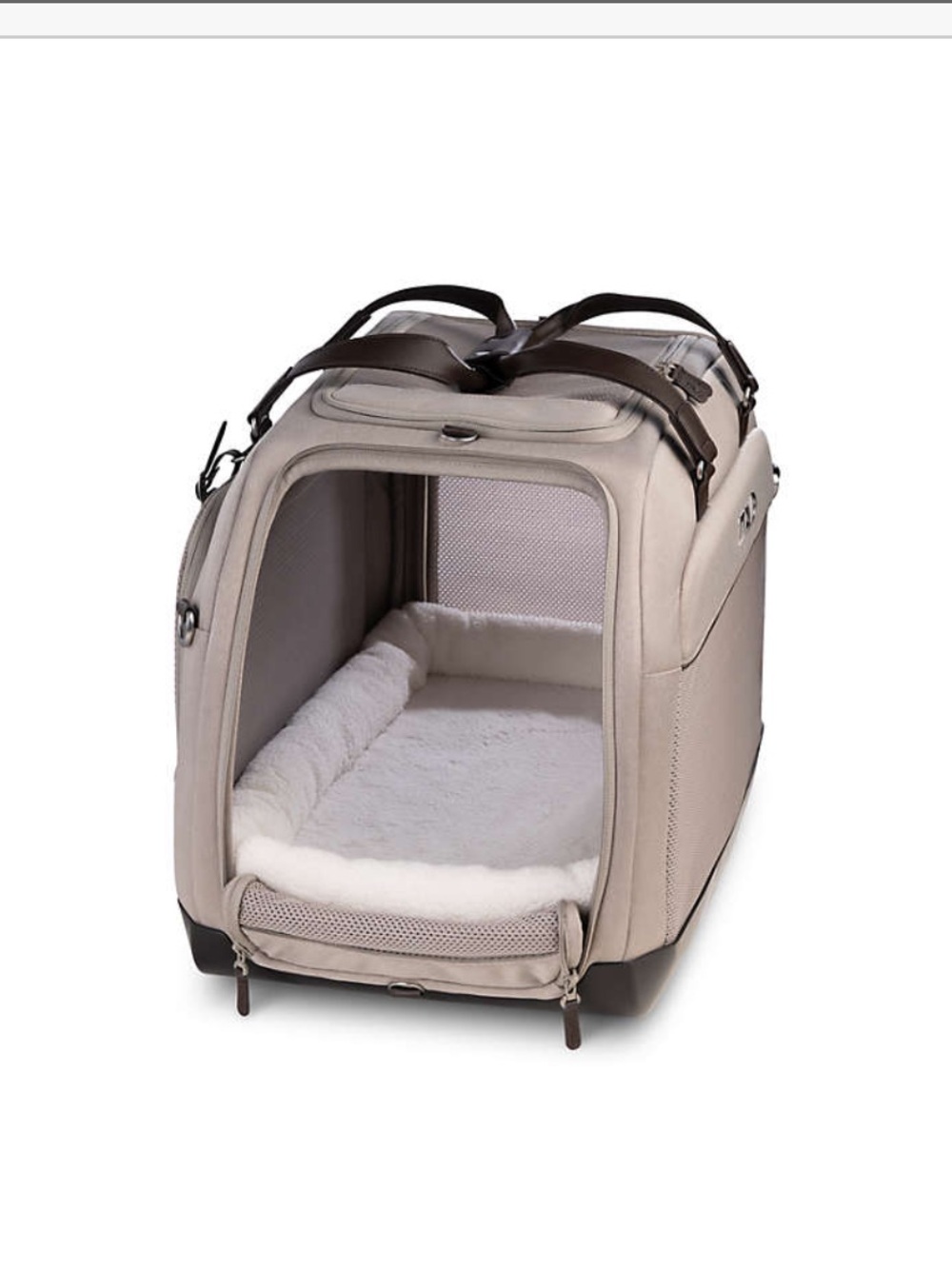 Tavo Pets Hendrick Pet Car Seat and Flexible Carrier in Tawny new open box $350 - Picture 3 of 12